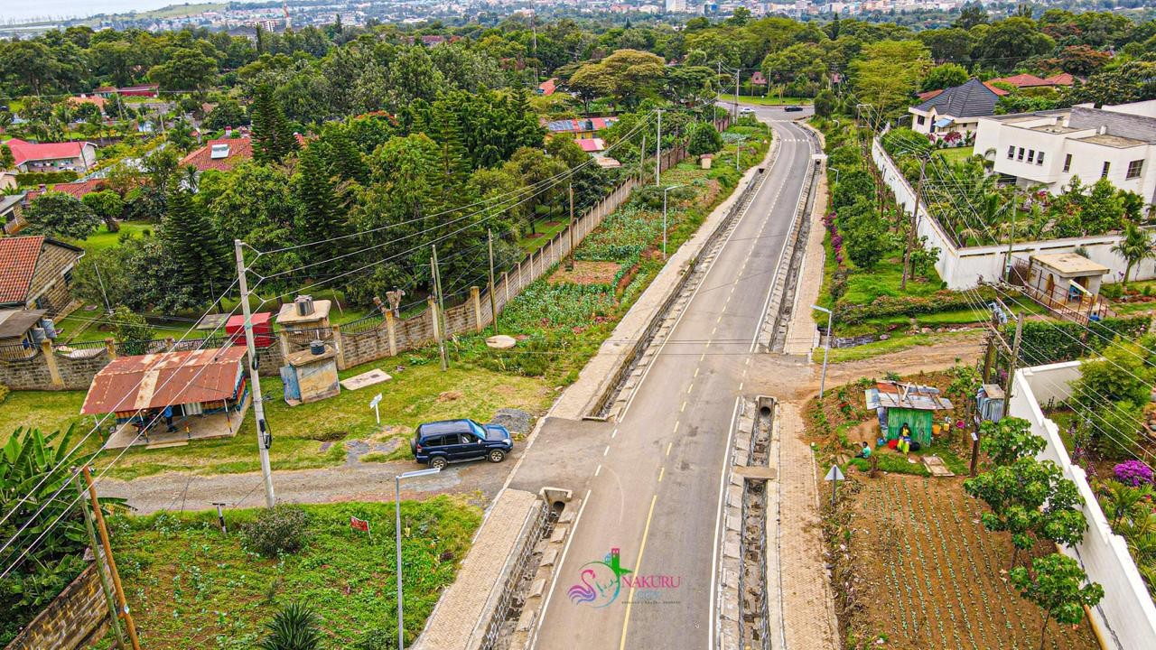 Crater Climb Road and drainage